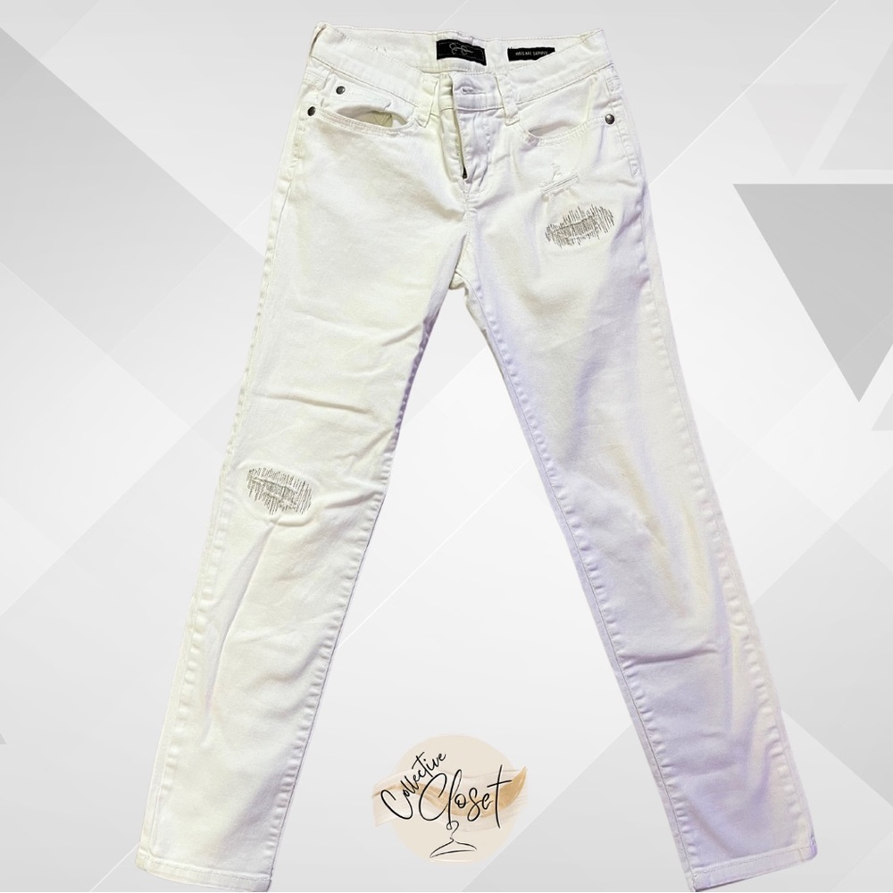Jessica Simpson girls Kiss Me Skinny size 10 White